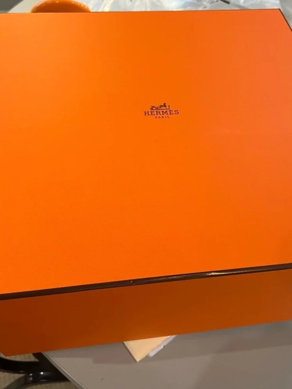 Three Hermes Signature Orange Box (for one price)